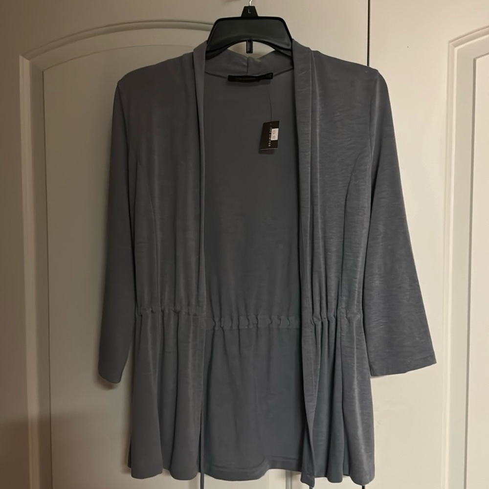 Women’s The Limited Gray cardigan with waist tie